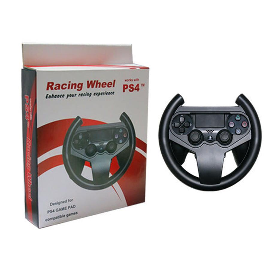 HKM-794451 PS4 Game Console Steering Wheel Accessory - ABS Construction, Entry to Elite Level Performance