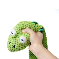 HKM-7946045 Tibetan Food Dog Plush Toy with Sound and Treat Dispensing Features