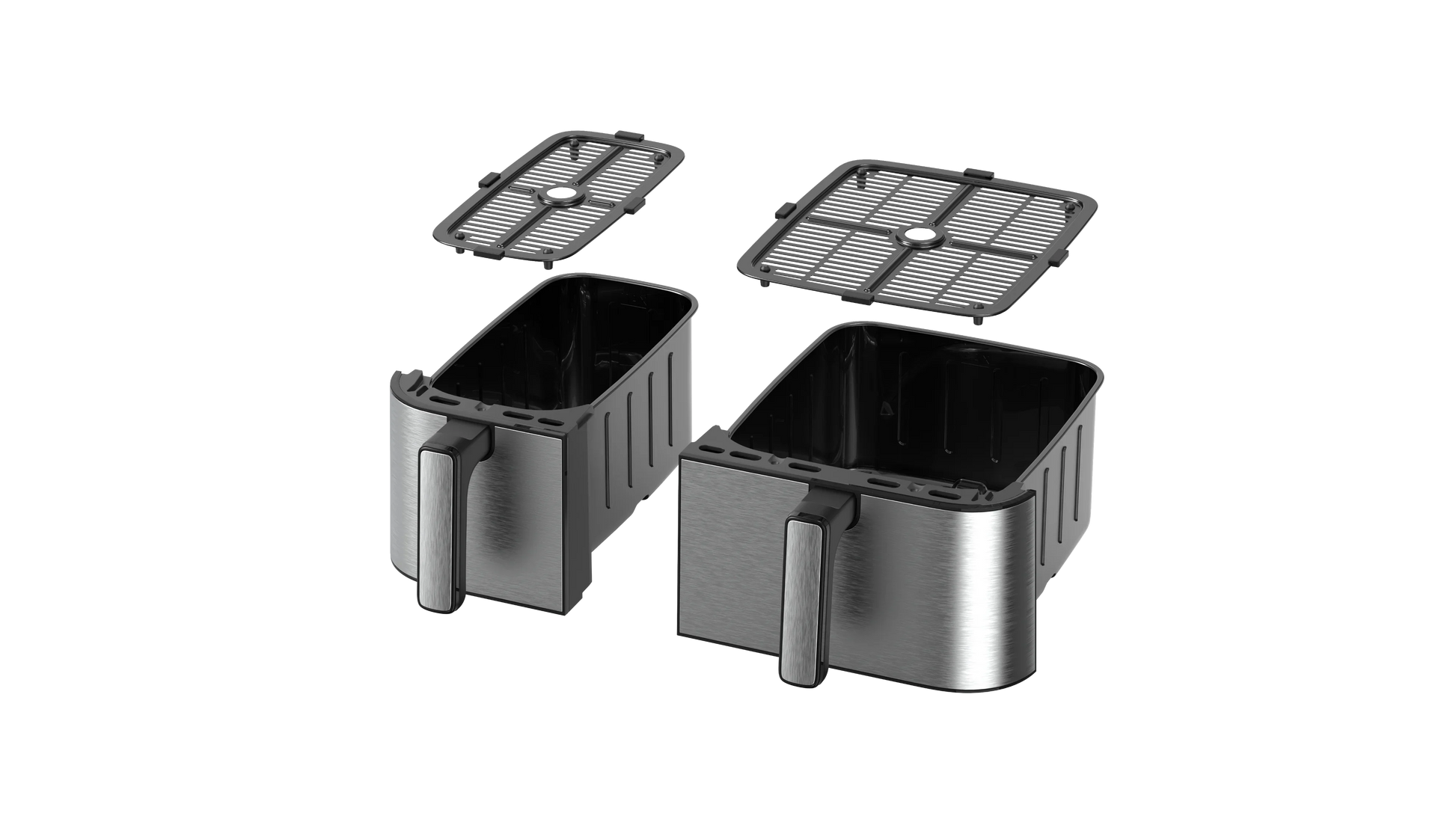 HKM-794707 Large Capacity 11L Air Fryer with Dual Core Technology and Transparent Cooking Pot