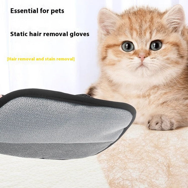 HKM-7947965 Electrostatic Pet Hair Cleaner with Cloth Depilation Gloves