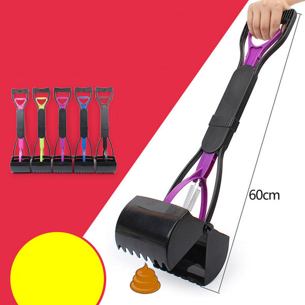 HKM-7950141 Extra Large Long Handle Pet Toilet Picker and Clamp in Multiple Colors