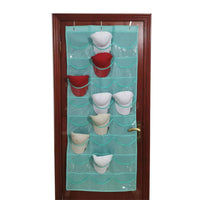 HKM-795027 Over-the-Door Hat Organizer with 24 Slots for Baseball Cap Storage