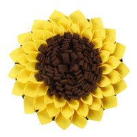 HKM-7950525 Washable Sunflower Snuffle Mat for Dogs - Non-Slip Slow Feeder, Nose Work Training, Energy & Stress Relief