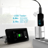 HKM-795155 3-Port USB Quick Charger - Direct Charge for Lithium Batteries, 5V/9V/12V Output