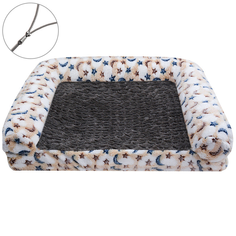 HKM-7952189 Removable and Washable Pet Mattress for Dogs and Cats - Fashionable Cloth Designs