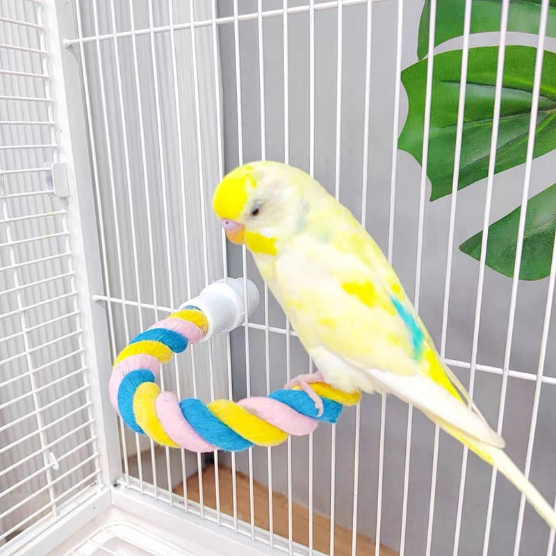 HKM-795219 Climbing Nibbling Toy Bird with Plastic Stand - Multiple Sizes Available