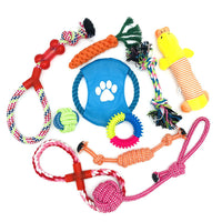 HKM-7952957 Durable Cotton Rope Toy Set for Dogs – Strong Bite Resistance
