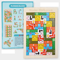 HKM-795411 Montessori Wooden Learning Aids - Educational Sensory Toys for Preschool Development