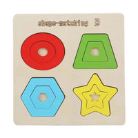 HKM-795411 Montessori Wooden Learning Aids - Educational Sensory Toys for Preschool Development