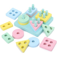 HKM-795411 Montessori Wooden Learning Aids - Educational Sensory Toys for Preschool Development