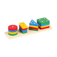 HKM-795411 Montessori Wooden Learning Aids - Educational Sensory Toys for Preschool Development
