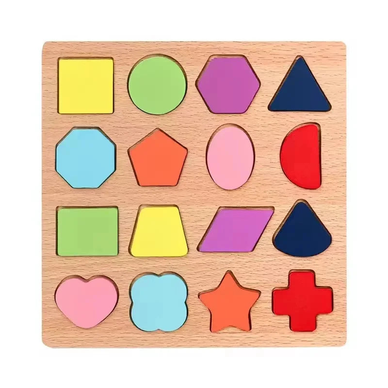 HKM-795411 Montessori Wooden Learning Aids - Educational Sensory Toys for Preschool Development