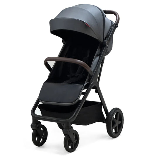 HKM-795475 Lightweight Aluminium Alloy Frame Travel Stroller with Quick Folding Design for Easy Transport