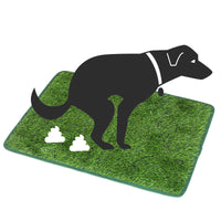 HKM-7955389 Washable Reusable Dog and Cat Toilet Training Mat with Artificial Grass - Available in Multiple Sizes