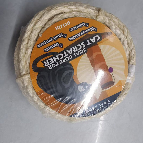 HKM-7957181 Sisal Hemp Rope for Cat Climbing Frames & Scratching Posts - Available in 15m, 30m, and 60m Lengths