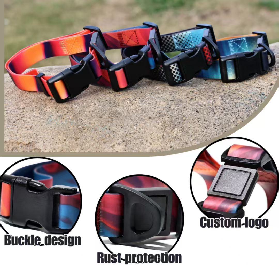 HKM-7957693 Waterproof PVC Coated Rubberized Traction Leash Set for Dogs