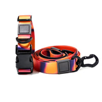 HKM-7957693 Waterproof PVC Coated Rubberized Traction Leash Set for Dogs