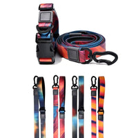 HKM-7957693 Waterproof PVC Coated Rubberized Traction Leash Set for Dogs