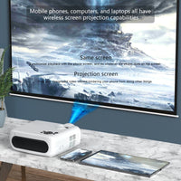 HKM-795795 8K 3D Android Smart Portable LED DLP Projector for Home Theatre, Compatible with Smartphone, Tablet, and PC