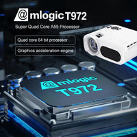 HKM-795795 8K 3D Android Smart Portable LED DLP Projector for Home Theatre, Compatible with Smartphone, Tablet, and PC