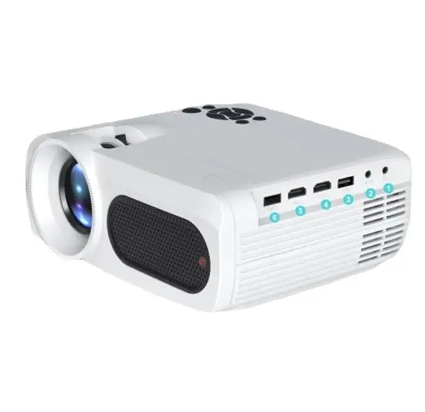 HKM-795795 8K 3D Android Smart Portable LED DLP Projector for Home Theatre, Compatible with Smartphone, Tablet, and PC