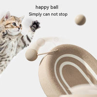 HKM-7958077 Extra Large Japanese Style Sisal Cat Scratch Board with Ears - 61cm x 40cm x 9cm