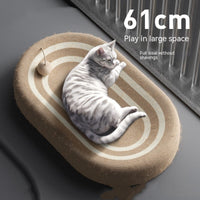 HKM-7958077 Extra Large Japanese Style Sisal Cat Scratch Board with Ears - 61cm x 40cm x 9cm