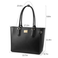 HKM-795987 Large 15.6 Inch Laptop Tote Bag for Women - Stylish Shoulder Handbag