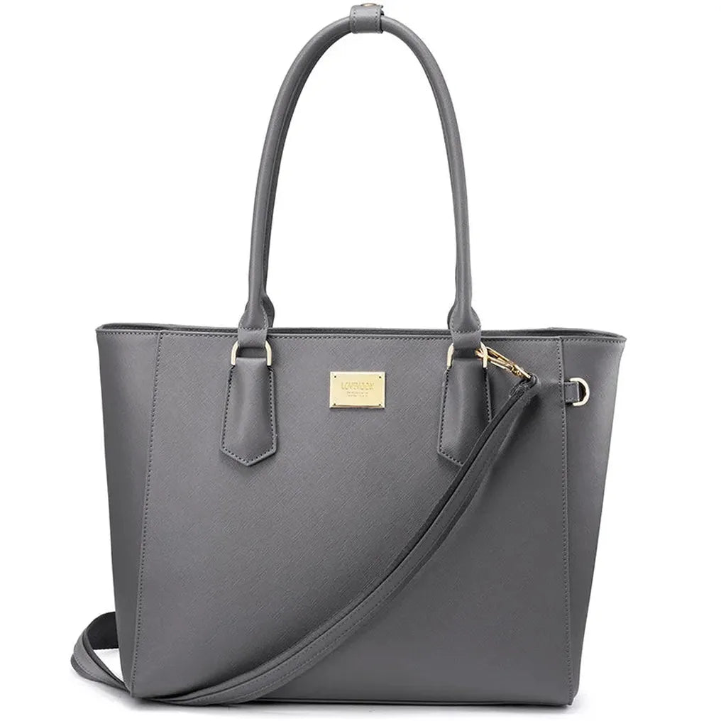 HKM-795987 Large 15.6 Inch Laptop Tote Bag for Women - Stylish Shoulder Handbag