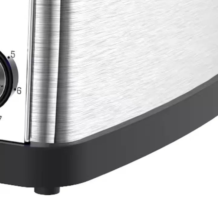 HKM-796179 Stainless Steel 1900W Automatic 4-Slice Toaster with Fast Heating Function