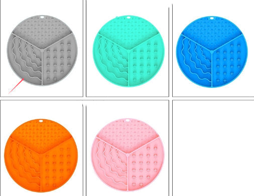 HKM-7962685 Silicone Non-Slip Pet Food Bowl in Multiple Colors