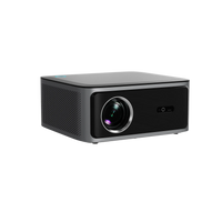 HKM-796435 1080P Wi-Fi Home Projector with Android OS, Auto Keystone, and Built-in Speaker, 40-200 Inch Projection Size