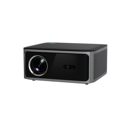HKM-796435 1080P Wi-Fi Home Projector with Android OS, Auto Keystone, and Built-in Speaker, 40-200 Inch Projection Size