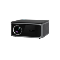 HKM-796435 1080P Wi-Fi Home Projector with Android OS, Auto Keystone, and Built-in Speaker, 40-200 Inch Projection Size