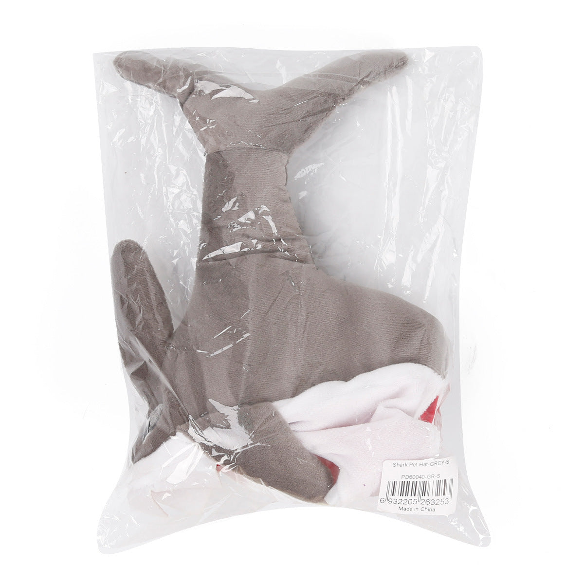 HKM-7966013 Adorable Plush Shark Hat for Cats and Small Dogs - Four Seasons Headgear