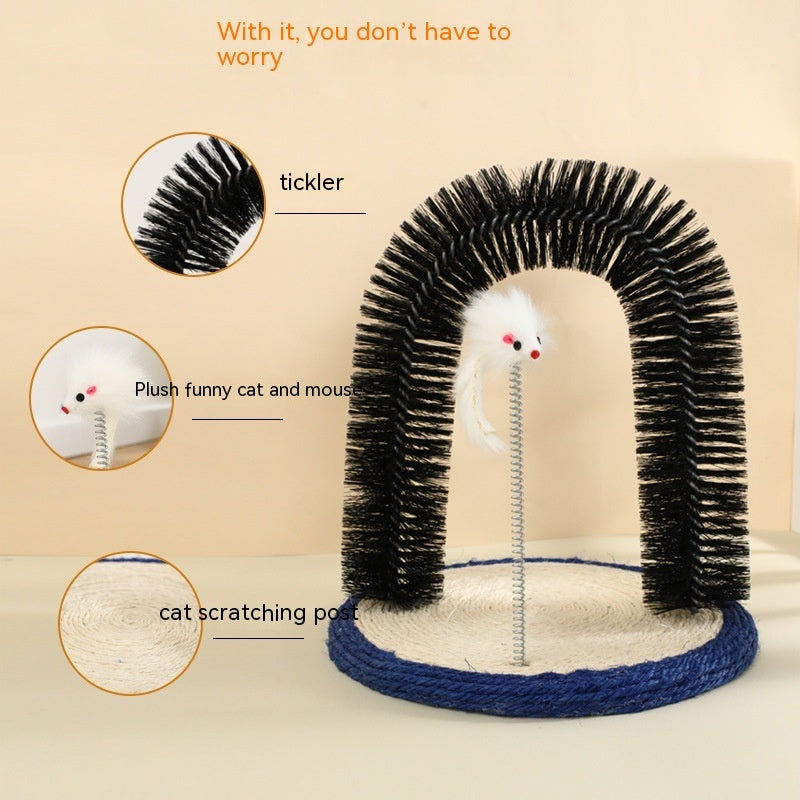 HKM-7966909 Sisal Itching Device U-Shaped Scratching Pole for Pets
