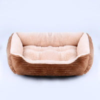 HKM-7967677 Warm Flannel Dog Kennel Sofa in Various Colors and Sizes