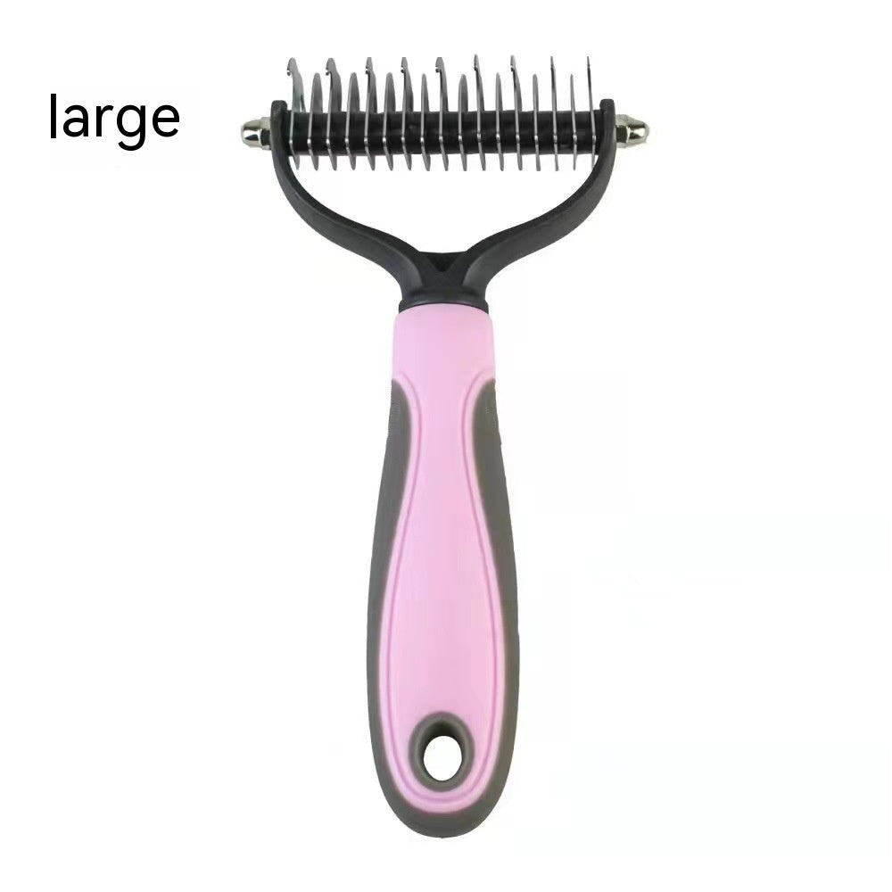HKM-7969213 Stainless Steel Pet Hair Unknotting Comb for Dogs and Cats in Various Sizes and Colors