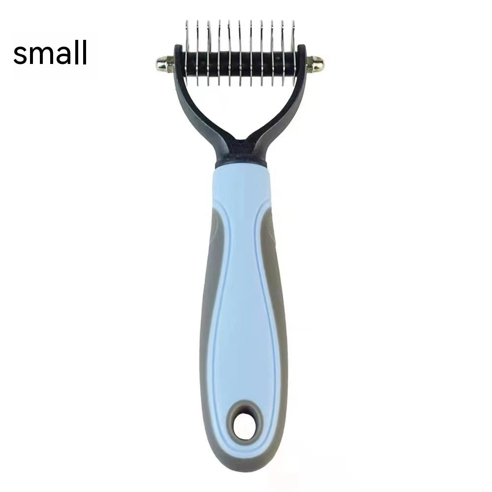 HKM-7969213 Stainless Steel Pet Hair Unknotting Comb for Dogs and Cats in Various Sizes and Colors