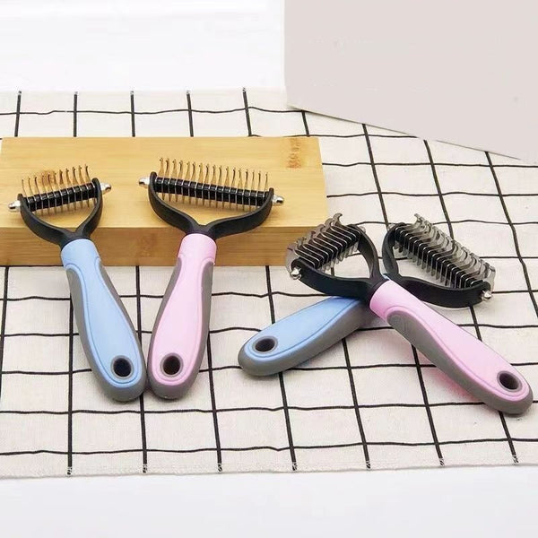 HKM-7969213 Stainless Steel Pet Hair Unknotting Comb for Dogs and Cats in Various Sizes and Colors