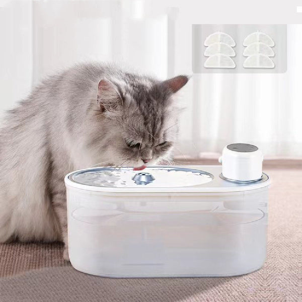 HKM-7969469 Automatic Circulation Pet Water Dispenser with 3L Capacity for Dogs and Cats
