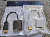 HKM-796947 DisplayPort to VGA Adapter Cable for Projectors and Laptops - DP Male to VGA Female Converter