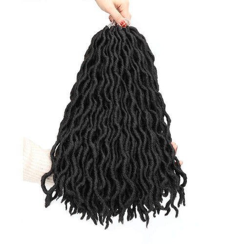 HKM-797011 Ombre Curly Synthetic Braiding Hair Extensions for Medium to Long Styles - Multiple Color Options