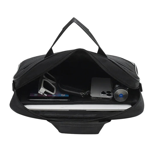 HKM-797139 15.6 Inch Laptop Shoulder Bag - Business Briefcase Handbag for Professional Use