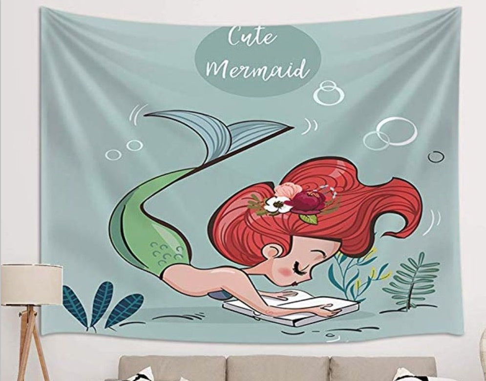 HKM-797139 Digital Printed Polyester Wall Tapestry for Home Decor in European Style