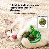 HKM-7972029 Mint Flavor Grape Cluster Teaser Molar Cat Toy for Interactive Play