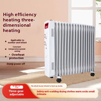 HKM-797203 Portable Electric PTC Heater for Home Use - Fast Heating, Energy Efficient Radiator, Ideal for Bedrooms and Indoor Spaces