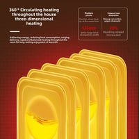 HKM-797203 Portable Electric PTC Heater for Home Use - Fast Heating, Energy Efficient Radiator, Ideal for Bedrooms and Indoor Spaces
