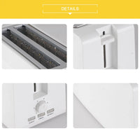HKM-797331 1300W Long Slot 4-Slice Toaster for Household Use