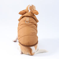 HKM-7973949 Stylish Traction Dog Coat in Black, Red, or Brown - Sizes XS to XL
